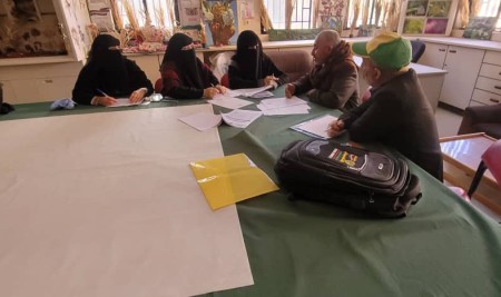 لجان مركز التطوير وضمان الجودة تقيّم أداء برامج الدراسات العليا لمركز الاصول الوراثية   