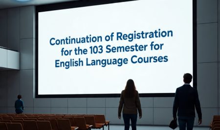 يعلن مركز خدمات المجتمع للترجمة وتعليم اللغات جامعة صنعاء عن استمرار التسجيل في برنامج دورات تعليم اللغة الإنجليزية للترم 103