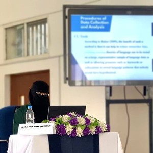 Master’s Degree Awarded to Researcher Mai Shawesh from the English Department, Faculty of Languages