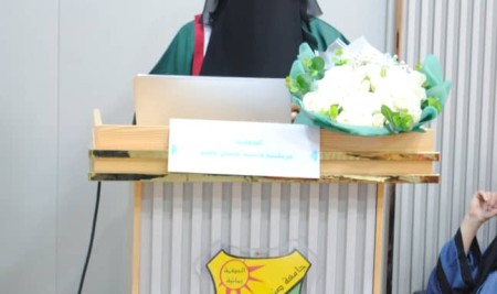 الماجستير للباحثة مرسلة حجر من قسم تقويم الأسنان بكلية طب الأسنان