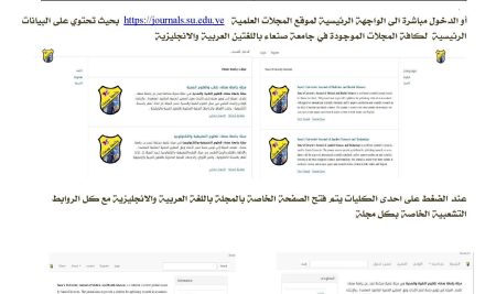 آلية النشر في مجلات جامعة صنعاء