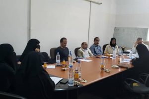‫‫‫‫سامية صالح محمد الحصني -مناقشة السمنار لرسالة الماجستير – صورة1