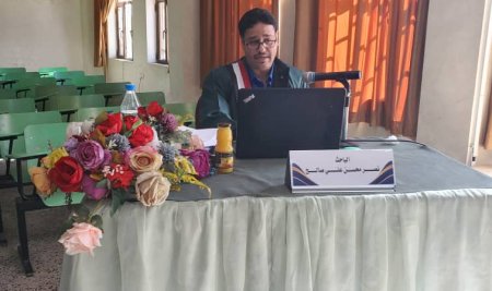 الدكتوراه للباحث نصر محسن علي صالح من قسم اللغة الإنجليزية بكلية اللغات