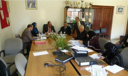 For the third day in a row, the team of external auditors for institutional accreditation continues its field visit to the College of Science at Sana’a University