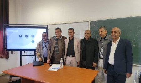 قســــم علوم الأغذية والتغذية بكلية الزراعة بجامعة صنعـــــاء يناقش خطة رسالة الماجستير للباحث إبراهيم القحفة.