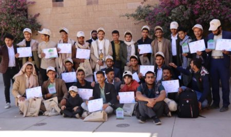 فعالية علمية في كلية الزراعة بجامعة صنعاء.