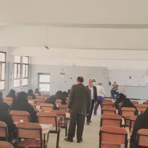 استمرارية الاختبارات النهائية للفصل الدراسي الثاني بكلية التربية والعلوم الإنسانية والتطبيقية -خولان