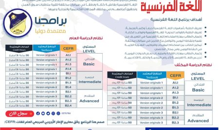 برنامج اللغة الفرنسية