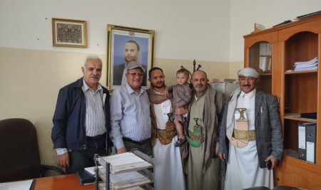 زيارة الأستاذ محمد النعيمي لمركز الإرشاد التربوي والنفسي بجامعة صنعاء