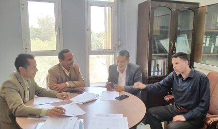 *Sana’a University Quality Assurance Committees of ADQAC Evaluate Graduate Programs at Center of Public Administration (CPA)*