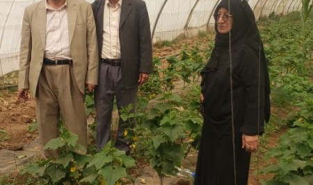 زياره تفقيديه لمساعد رئيس الجامعه لمركز المحميه الزراعيه