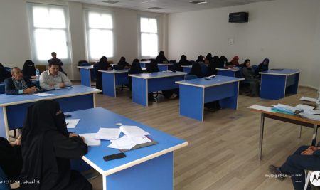 مناقشة خطة الماجستير للطالبة صباح علي لطف الله ثابت الجوفي