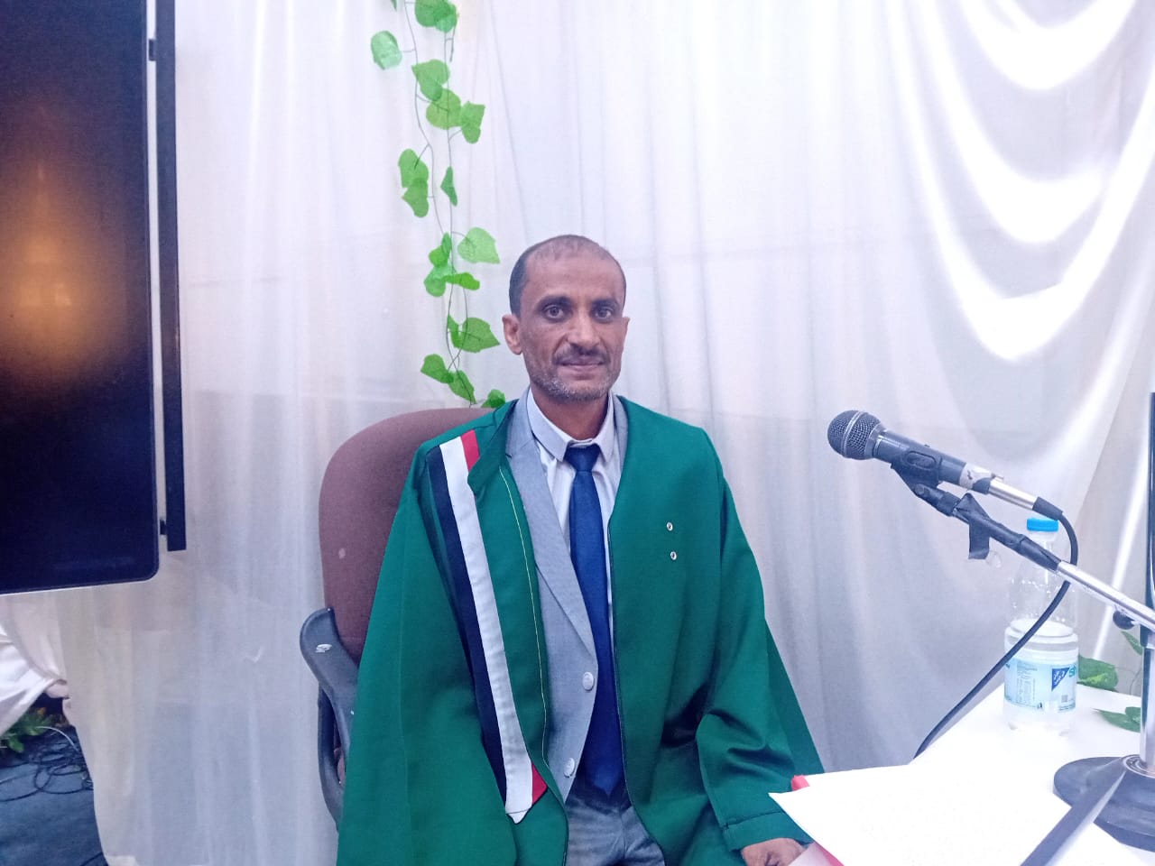 الماجستير للباحث عبدالفتاح مسعد الهويدي من قسم القرآن الكريم وعلومه بكلية التربية