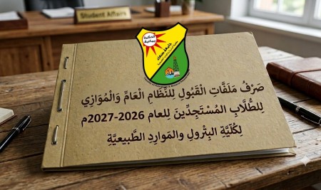 تعلن عمادة كلية البترول والموارد الطبيعية عن استمرار استقبال الطلاب المنسقين بالنظام الموازي والنفقة الخاصة والنظام العام جيولوجيا وثروت معدنية وعلوم بيئية للعام الجامعي 1448هـ (2026 / 2027م).
