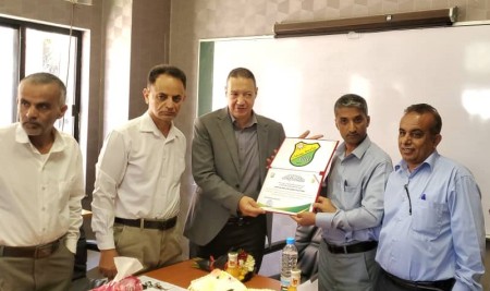 Faculty of Agriculture, Food, and Environment Honors Prof. Adel Al-Washali for Distinguished Academic and Administrative Leadership