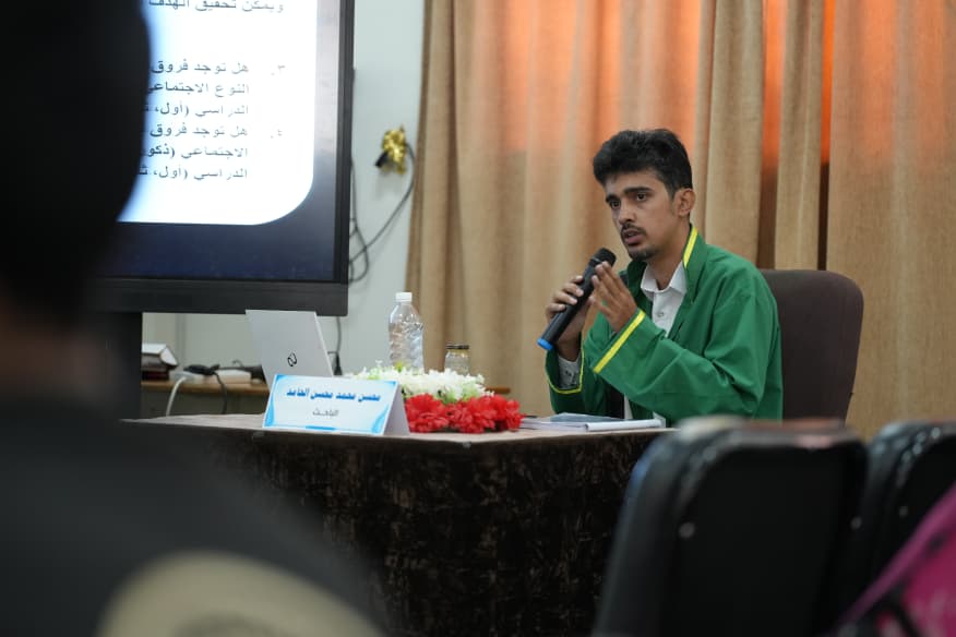 الباحث محسن الحامد ينال الماجستير بامتياز في الصحة النفسية بقسم علم النفس