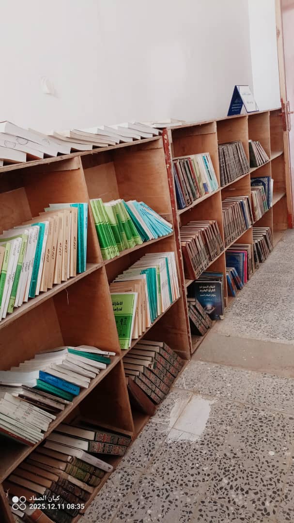 كلية التربية والعلوم التطبيقية بالجوف تفتتح المكتبة