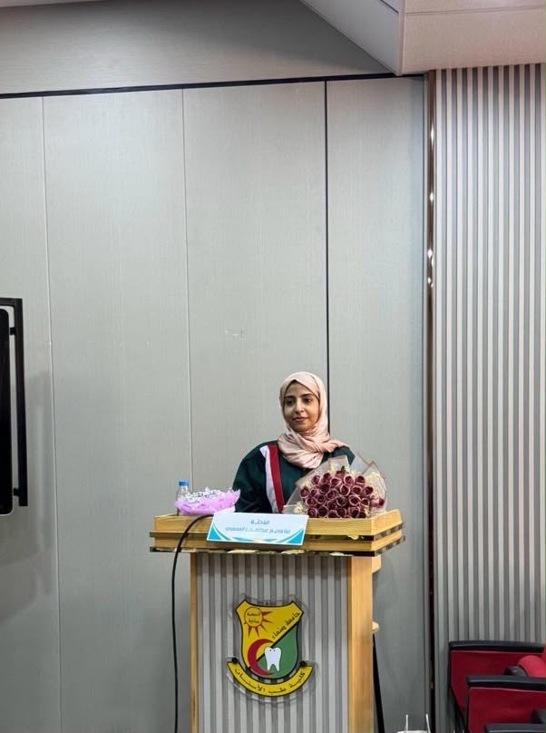 Master’s Degree Awarded to Researcher Rina Al-Maamari for Study on CAD/CAM-Fabricated Temporary Crowns