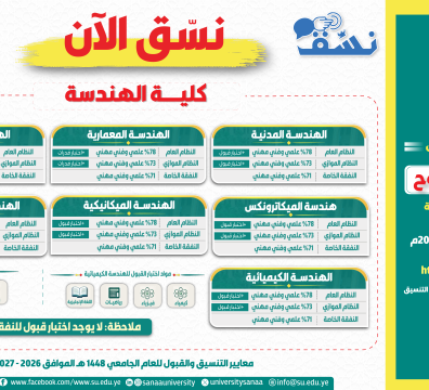 نسق الآن بكلية الهندسة
