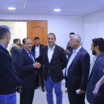 رئيس جامعة صنعاء والمدير التنفيذي لشركة يمن موبايل يتفقدان سير الأداء في أكبر مركز امتحاني على مستوى اليمن12