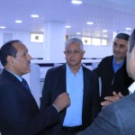رئيس جامعة صنعاء والمدير التنفيذي لشركة يمن موبايل يتفقدان سير الأداء في أكبر مركز امتحاني على مستوى اليمن2