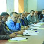 رئيس جامعة صنعاء وعميد كلية الطب يشاركان في ورشة مشروع لائحة الدكتوراه الطبية3