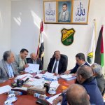 رئيس جامعة صنعاء يلتقي لجنة الرصانة بالمراكز العلمية والبحثية ويؤكد أهمية تجويد الرسائل العلمية1