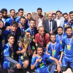 لأول مرة في تاريخه فريق كلية الطب والعلوم الصحية يتوّج بطلًا لدوري جامعة صنعاء لكرة القدم . ٤