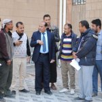 رئيس الجامعة يتفقد استكمال تجهيز موقع الأشعة السِّنية الرقمية الحديثة بكلية طب الأسنان4