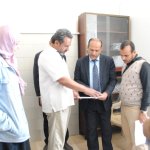 رئيس الجامعة يتفقد استكمال تجهيز موقع الأشعة السِّنية الرقمية الحديثة بكلية طب الأسنان6